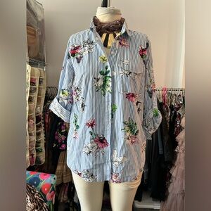 Button down oversized shirt